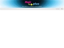 Tablet Screenshot of hairplus.ch